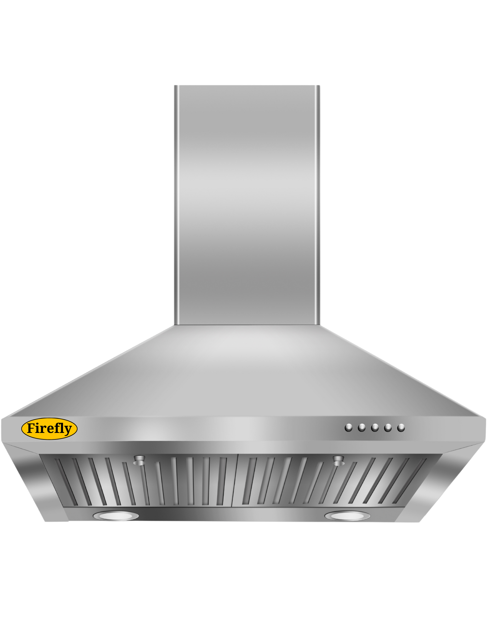 Electric Kitchen Chimney, Pyramid Shape Double Baffle filter Italian Motor 60cm 850 m3/h -(Alcor SS 850)